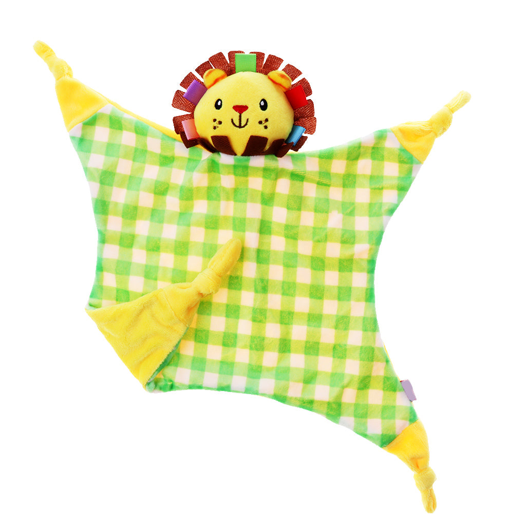 Cute Animal Plush Cloths Kids Bedtime Blanket Toys Lion