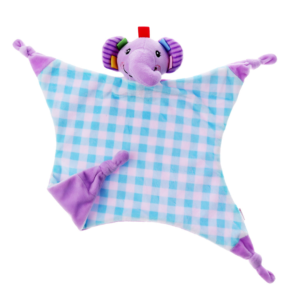 Cute Animal Plush Cloths Kids Bedtime Blanket Toys Elephant