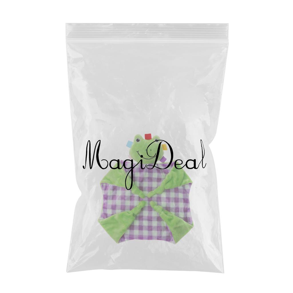 Cute Animal Plush Cloths Kids Bedtime Blanket Toys Frog