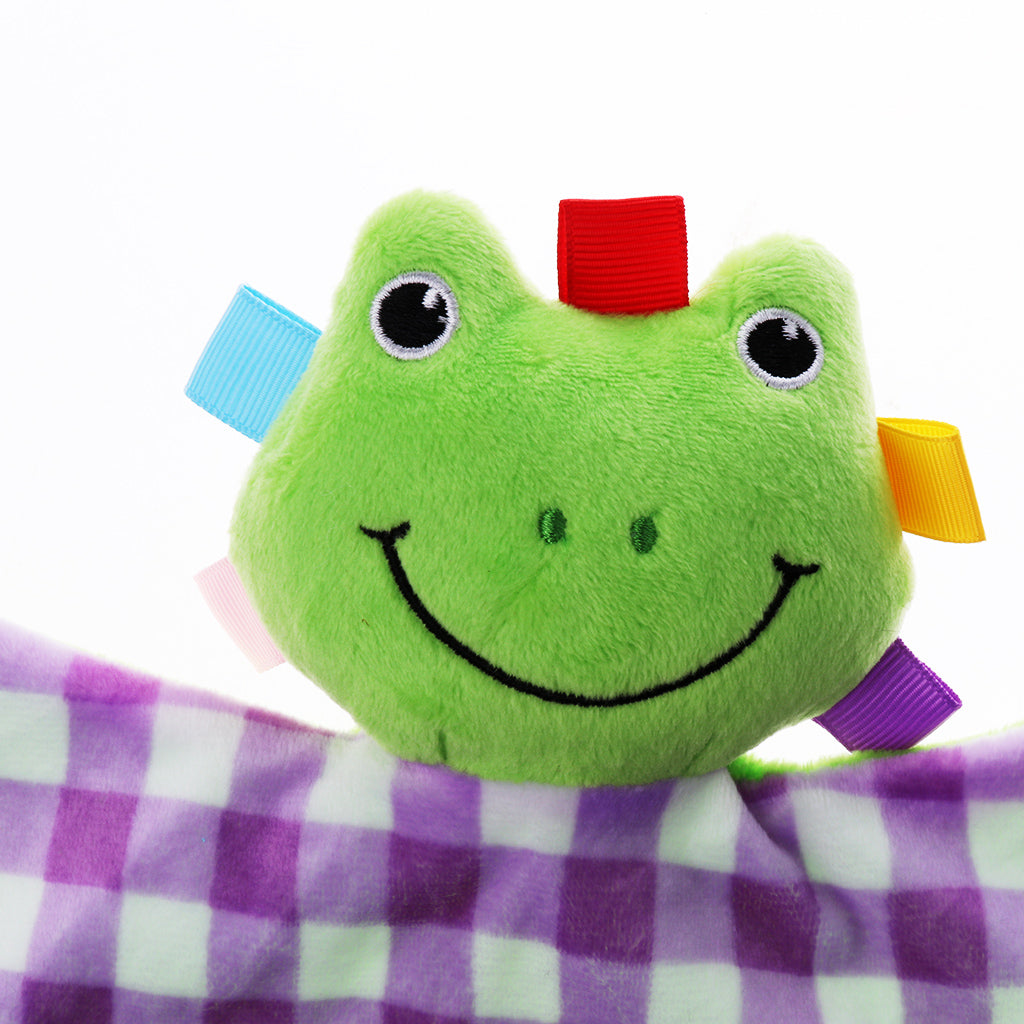 Cute Animal Plush Cloths Kids Bedtime Blanket Toys Frog
