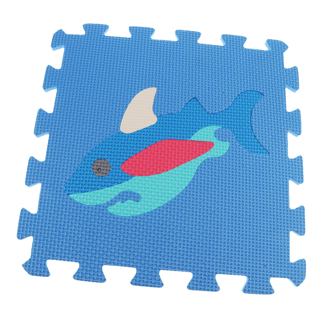 Eva Soft Foam Floor Play mats Interlocking Tiles Kids Nursery Puzzle Ocean-B