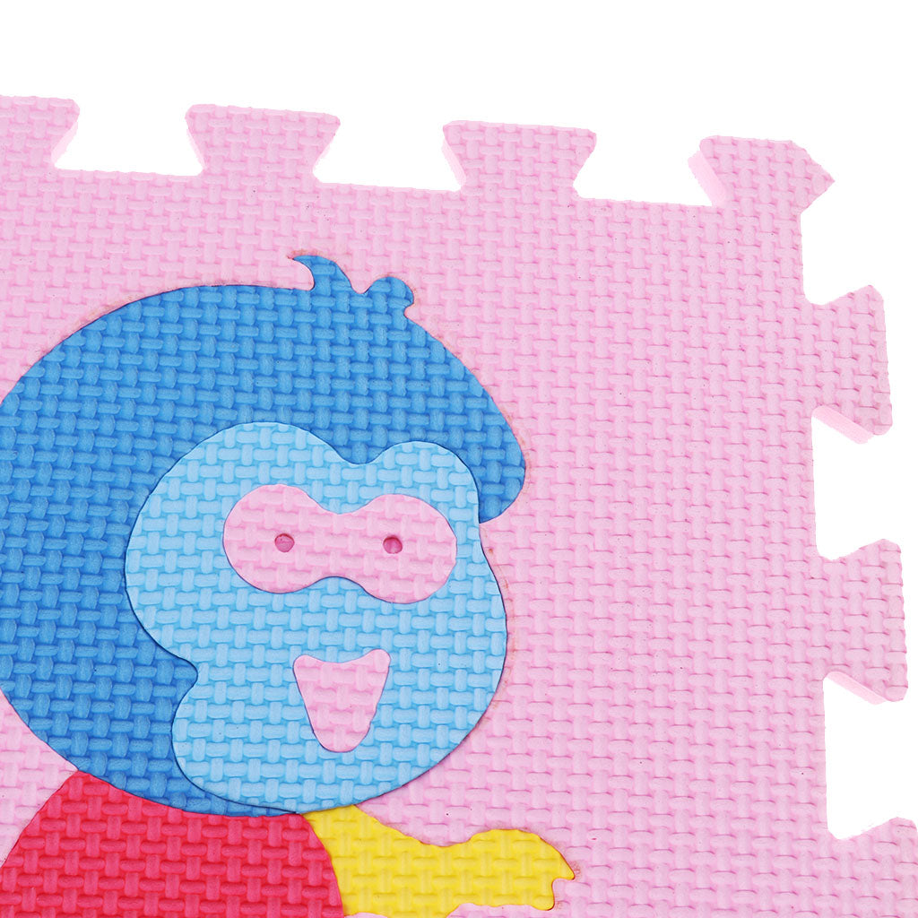 Eva Soft Foam Floor Play mats Interlocking Tiles Kids Nursery Puzzle Animals-A