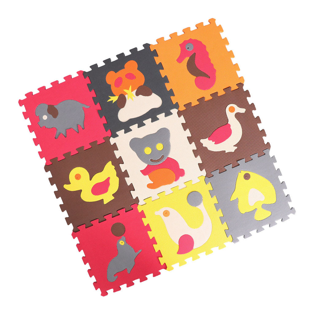 Eva Soft Foam Floor Play mats Interlocking Tiles Kids Nursery Puzzle Animals-B