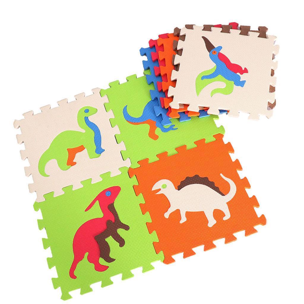 Eva Soft Foam Floor Play mats Interlocking Tiles Kids Nursery Puzzle Dinosaur