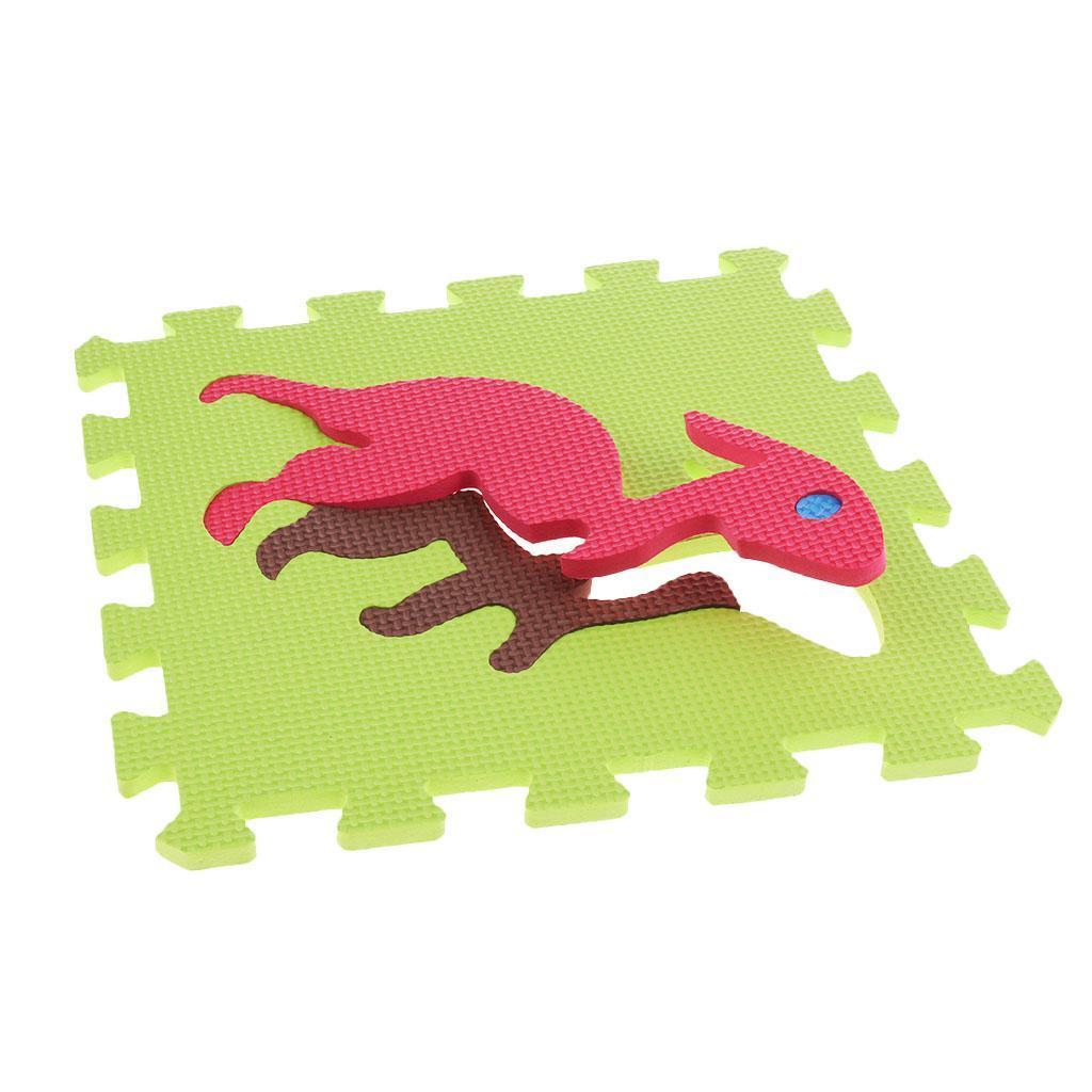 Eva Soft Foam Floor Play mats Interlocking Tiles Kids Nursery Puzzle Dinosaur