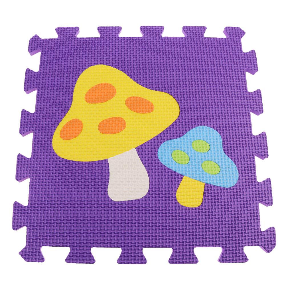 Eva Soft Foam Floor Play mats Interlocking Tiles Kids Nursery Puzzle Fruits