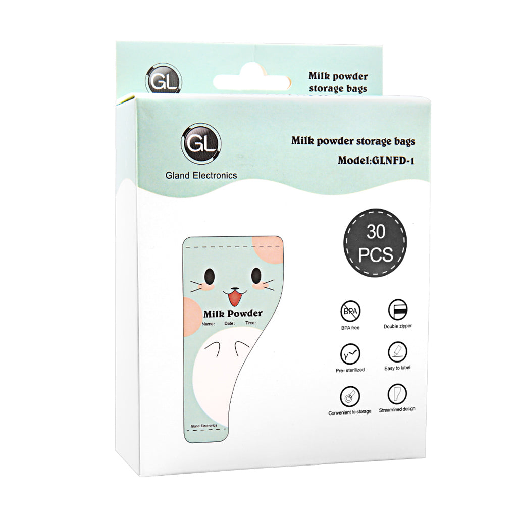 30Pcs Milk Powder Storage Bag Baby Food Storage Portable for Travel Milk Storage Bag