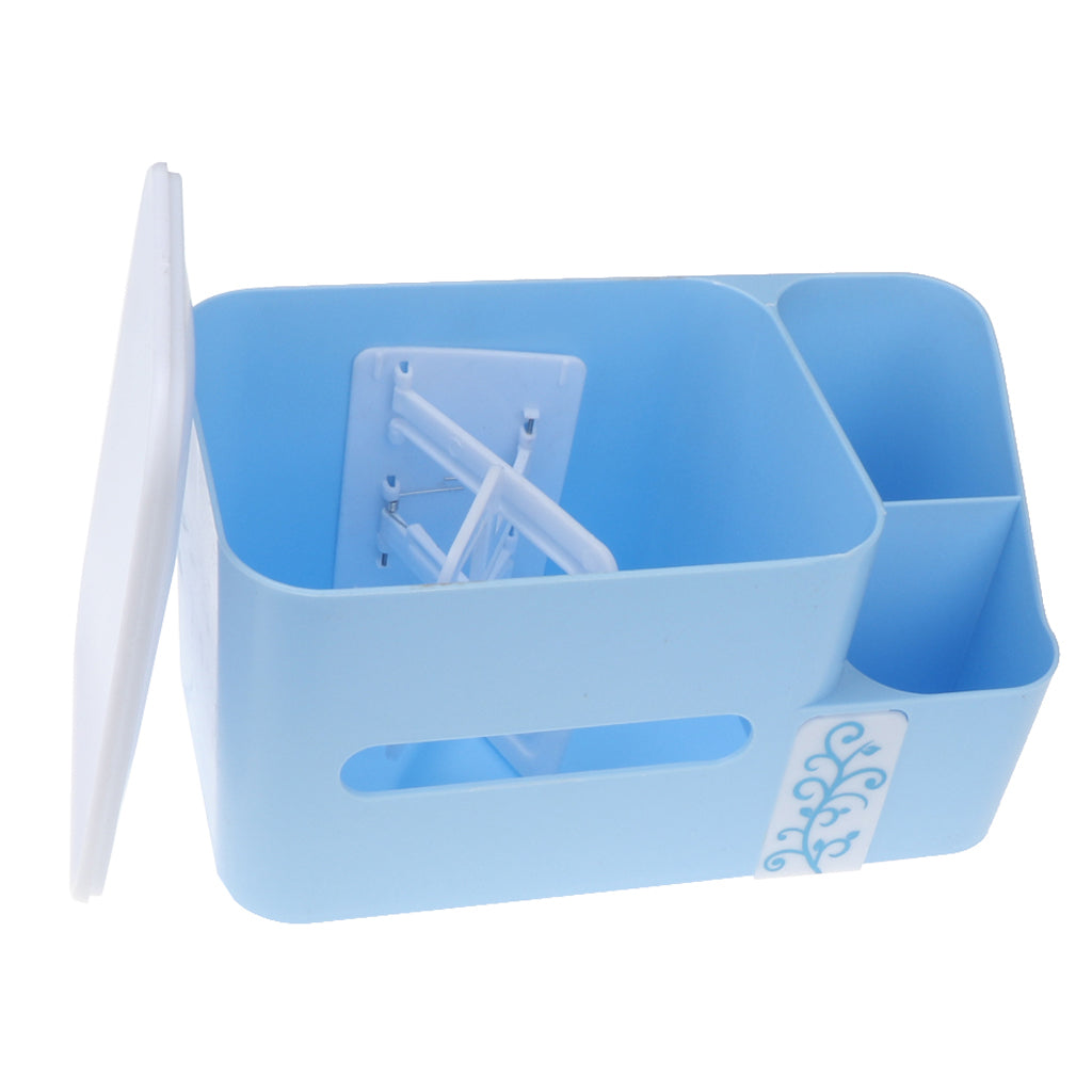Napkin Holder Remote Control Plastic Storage Box Home Office Desk Tissue Box