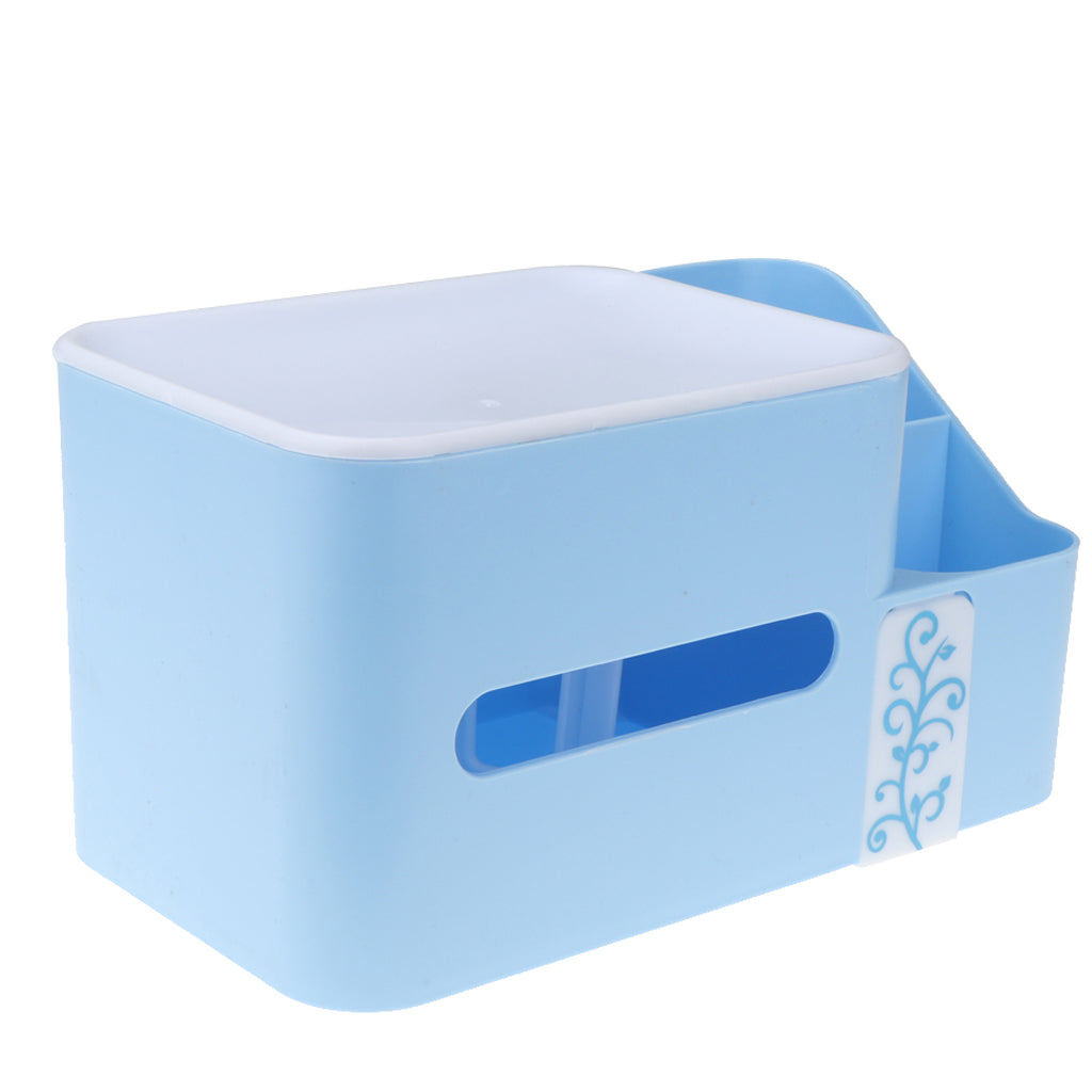 Napkin Holder Remote Control Plastic Storage Box Home Office Desk Tissue Box