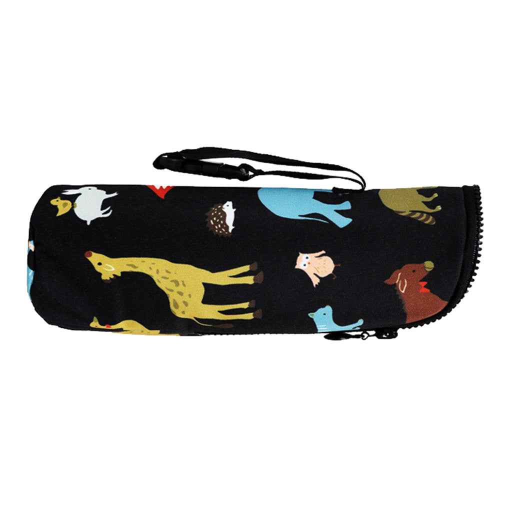 Baby Bottle Insulation Holder Bag Water Bottle Black Animals