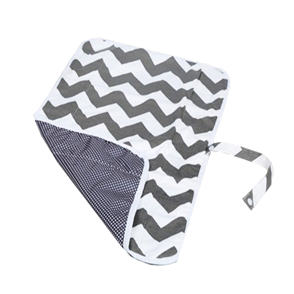 Cotton Urine Pad Infant Diaper Bedding Changing Cover Pad For Baby Gray