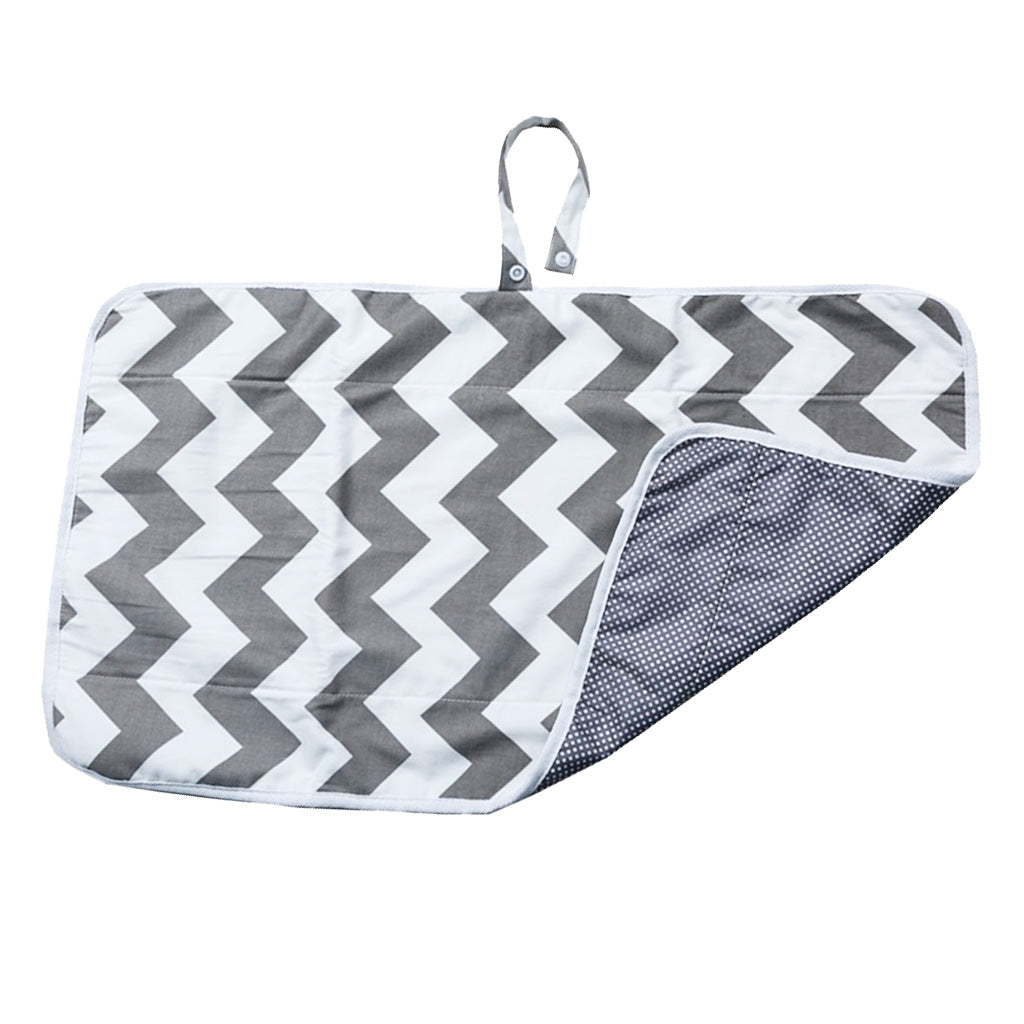 Cotton Urine Pad Infant Diaper Bedding Changing Cover Pad For Baby Gray