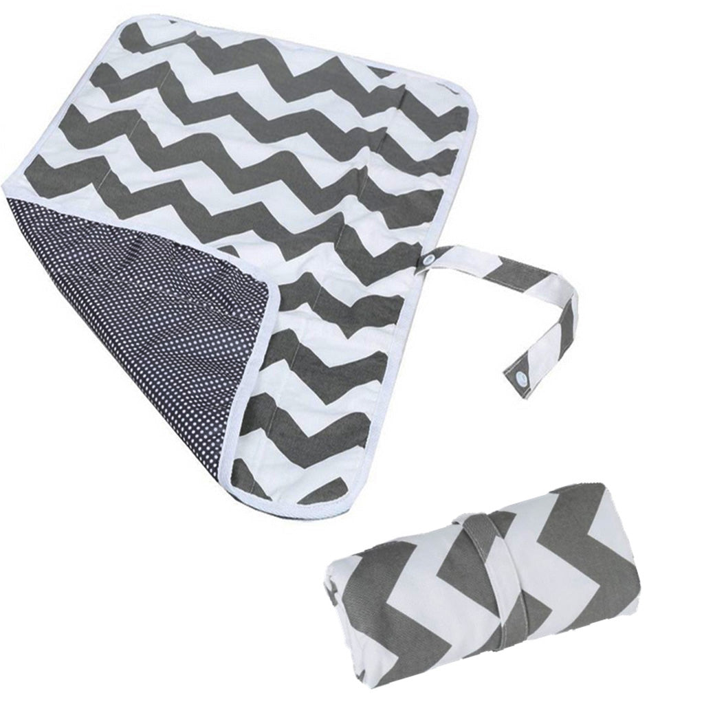 Cotton Urine Pad Infant Diaper Bedding Changing Cover Pad For Baby Gray