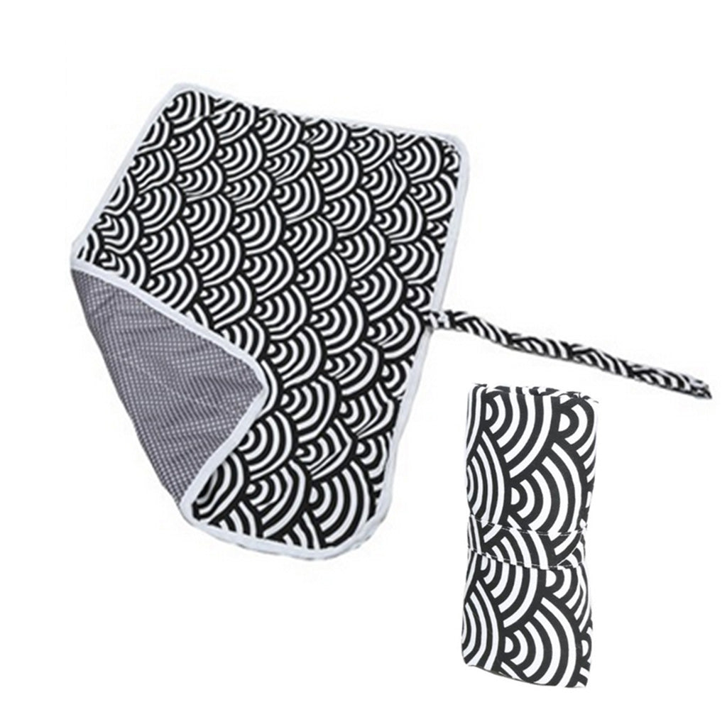 Cotton Urine Pad Infant Diaper Bedding Changing Cover Pad For Baby Black