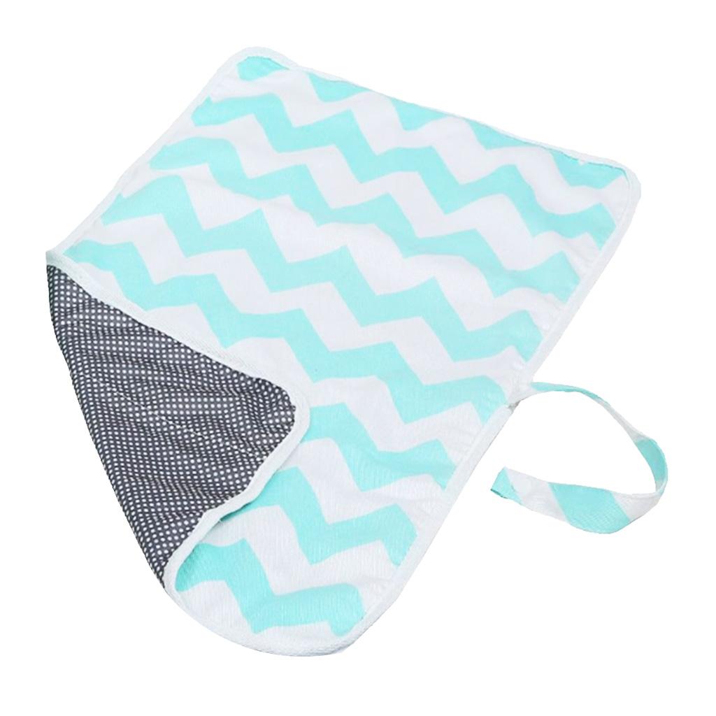 Cotton Urine Pad Infant Diaper Bedding Changing Cover Pad For Baby Green
