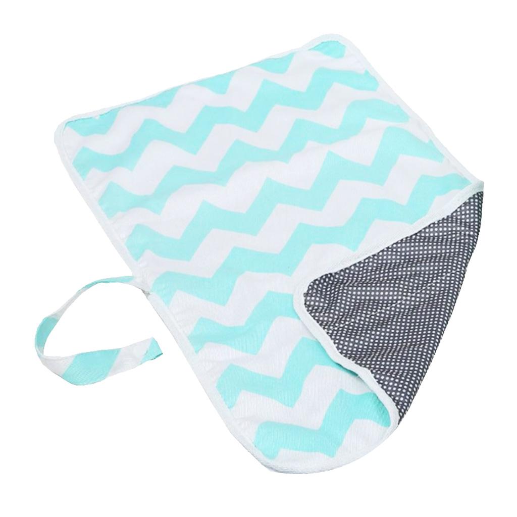 Cotton Urine Pad Infant Diaper Bedding Changing Cover Pad For Baby Green