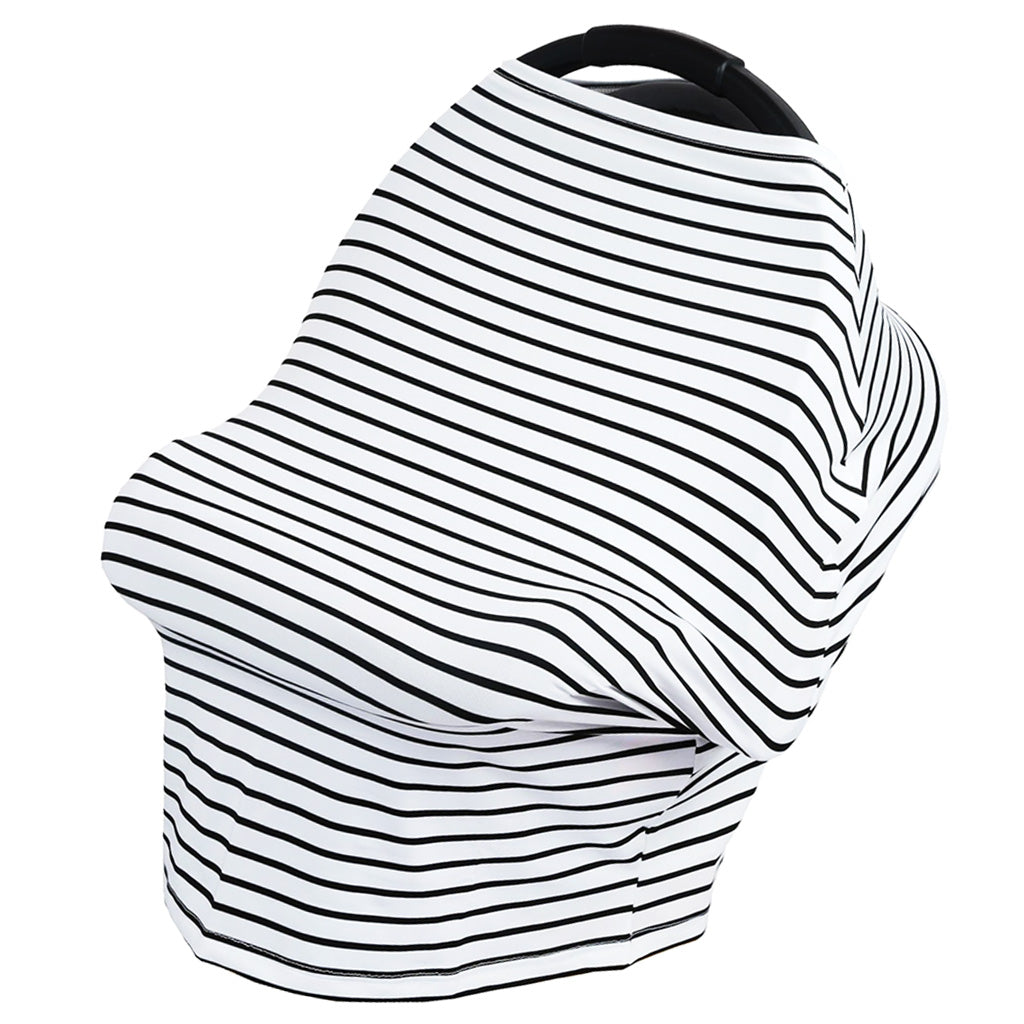 Baby Car Seat Nursing Covers Breastfeeding Cover Carseat Black Pinstripe