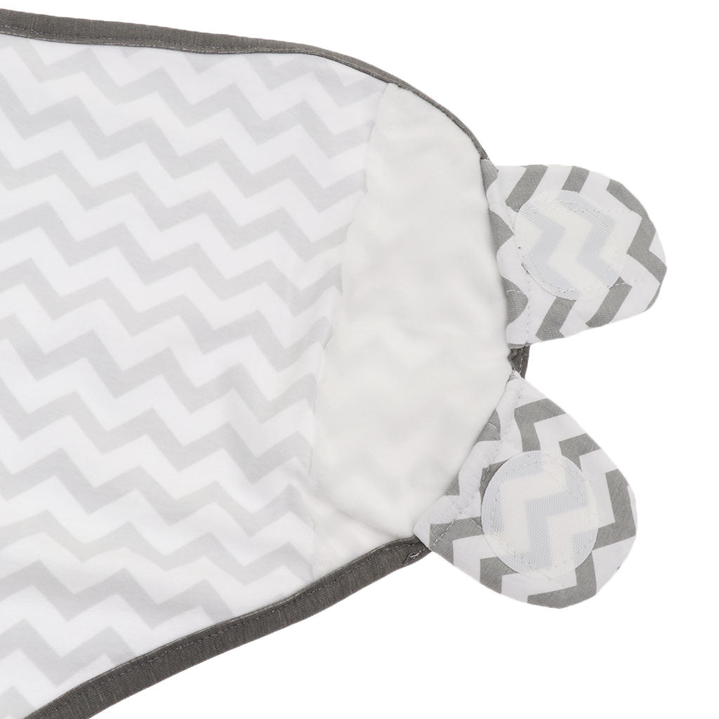 Infant Swaddle Wrap Newborn Baby Bedding Blanket Sleeping Bag Grey wave