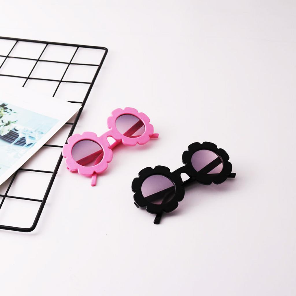 Lovely Baby Boys Girls Round Sunglasses Toddler Soft Plastic Goggles Eyewear Black