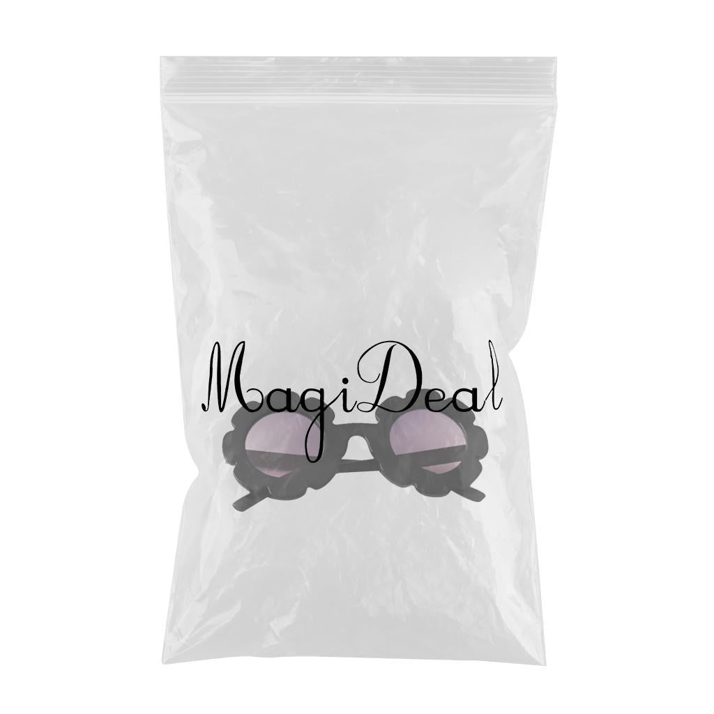 Lovely Baby Boys Girls Round Sunglasses Toddler Soft Plastic Goggles Eyewear Black