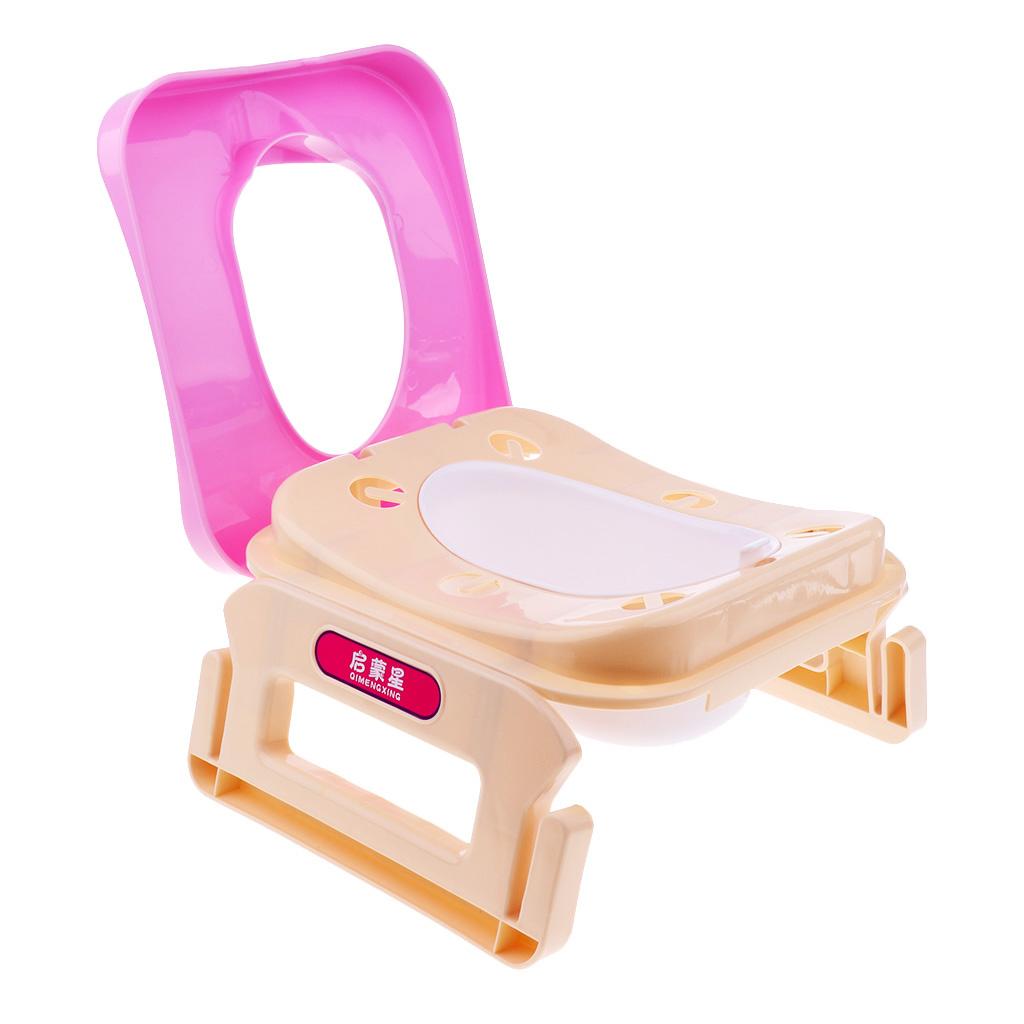 Children's Toilet Kids Toddler Potty Training Chair Toilet Seat Pink