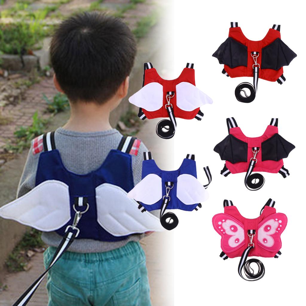 Baby Walking Safety Belt Harness with Leash Child Kid Assistant Strap Angle-Red