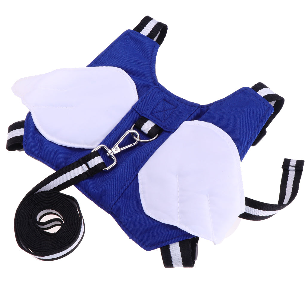 Baby Walking Safety Belt Harness with Leash Child Kid Assistant Strap Angle-Blue
