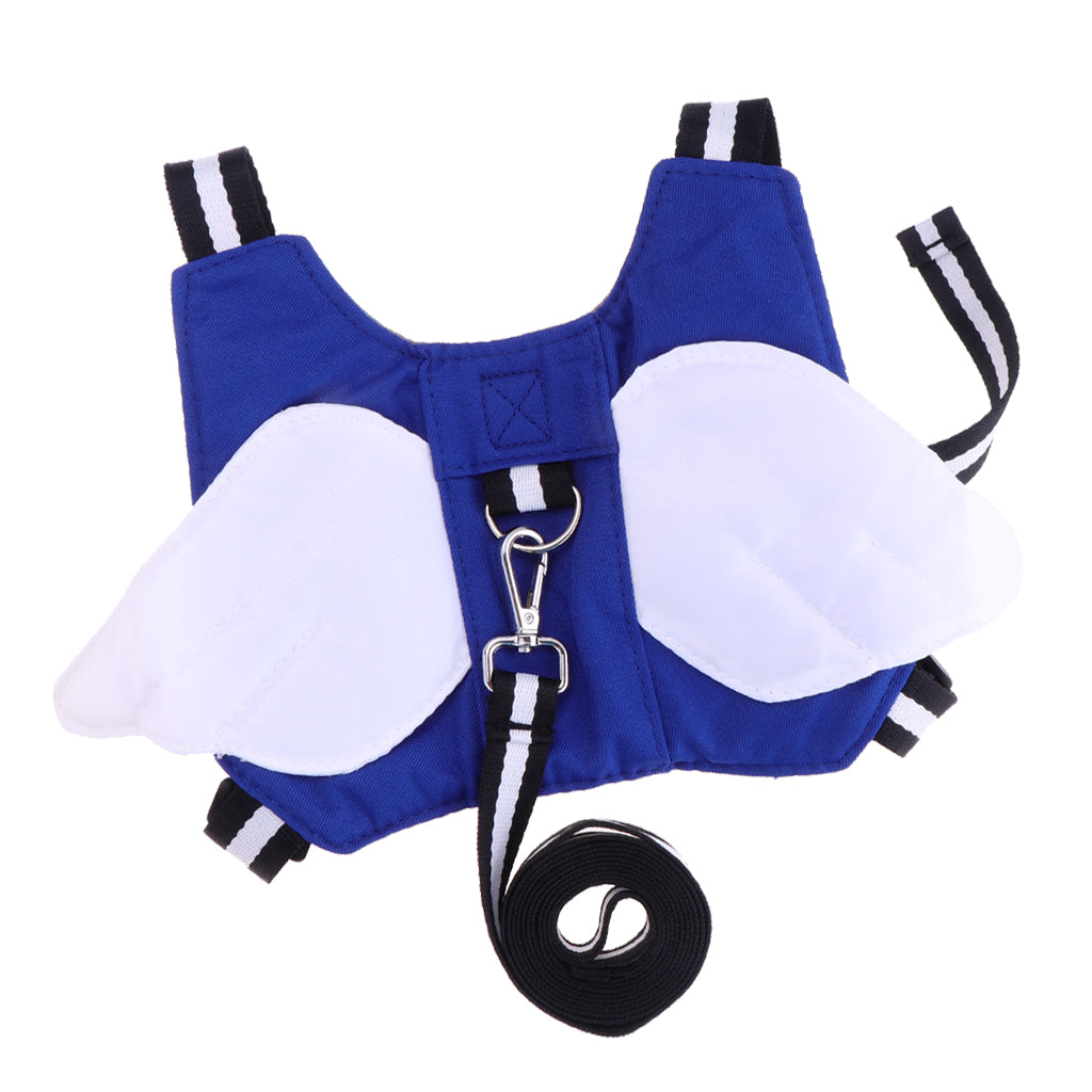 Baby Walking Safety Belt Harness with Leash Child Kid Assistant Strap Angle-Blue