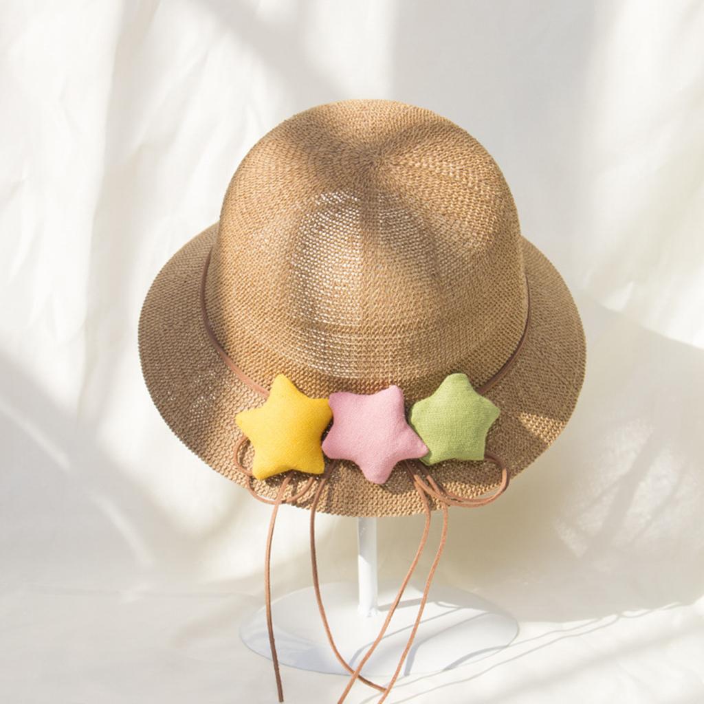 Baby Kid Toddler Boy Girl Sun Protection Bucket Cap Hat Khaki