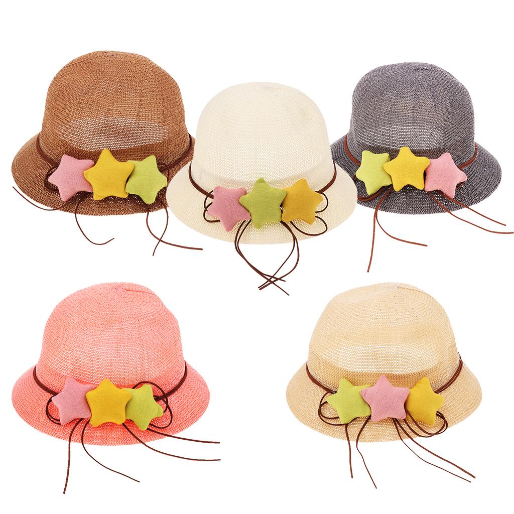 Baby Kid Toddler Boy Girl Sun Protection Bucket Cap Hat Khaki
