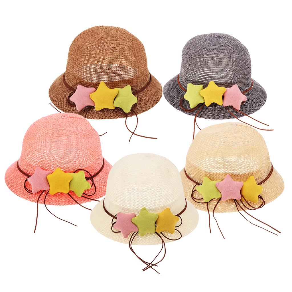 Baby Kid Toddler Boy Girl Sun Protection Bucket Cap Hat Khaki