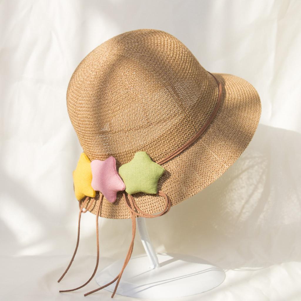 Baby Kid Toddler Boy Girl Sun Protection Bucket Cap Hat Khaki