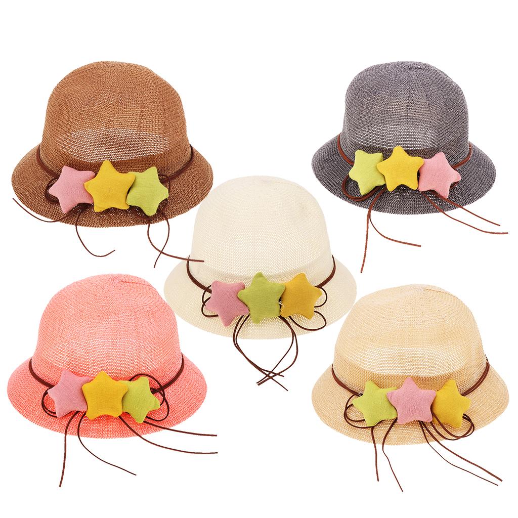Baby Kid Toddler Boy Girl Sun Protection Bucket Cap Hat Khaki
