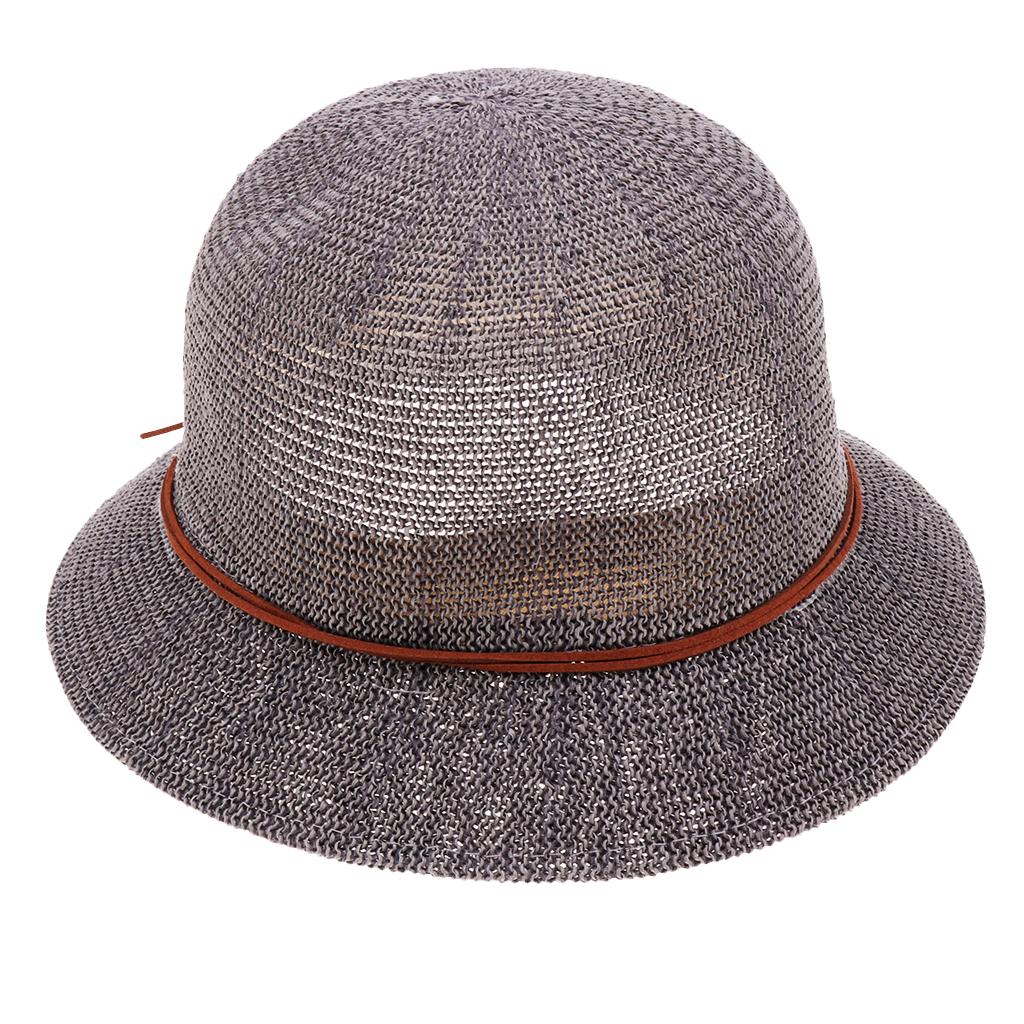 Baby Kid Toddler Boy Girl Sun Protection Bucket Cap Hat Gray