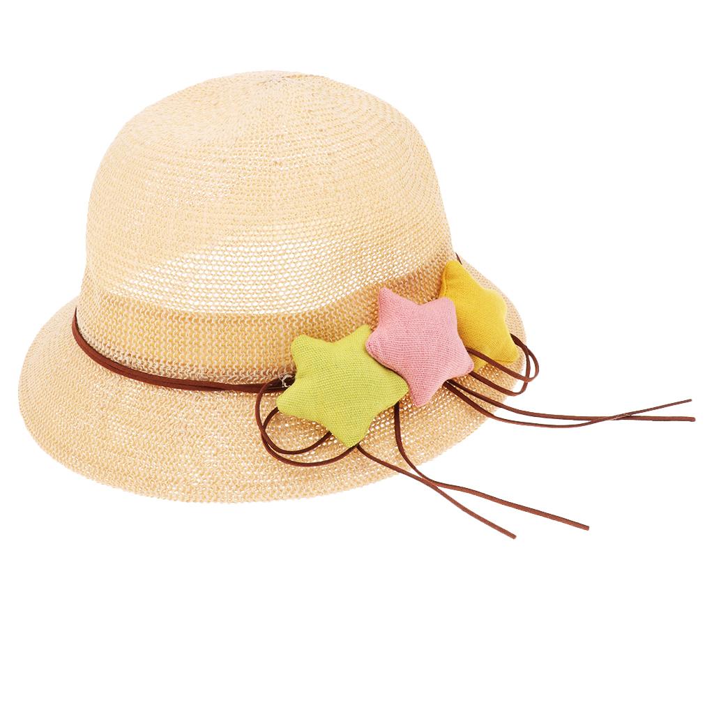 Baby Kid Toddler Boy Girl Sun Protection Bucket Cap Hat Beige