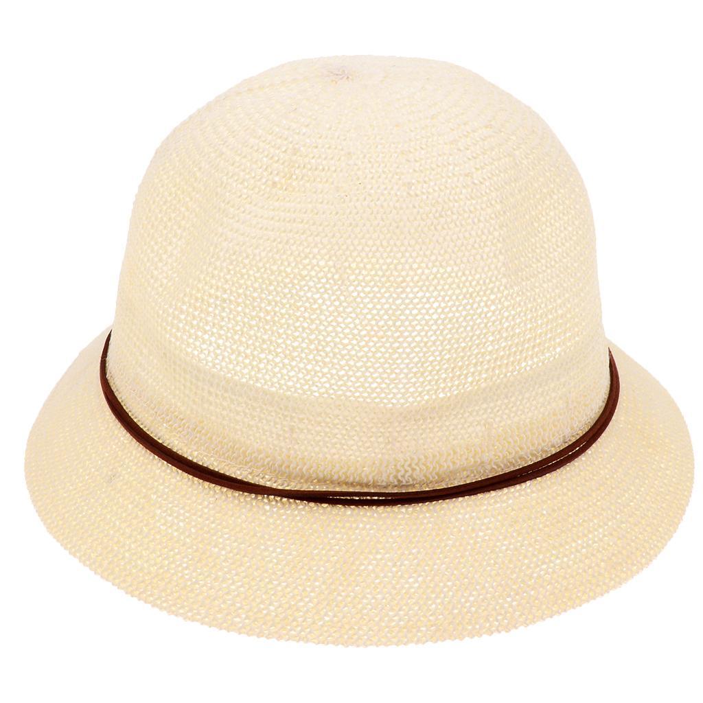 Baby Kid Toddler Boy Girl Sun Protection Bucket Cap Hat White
