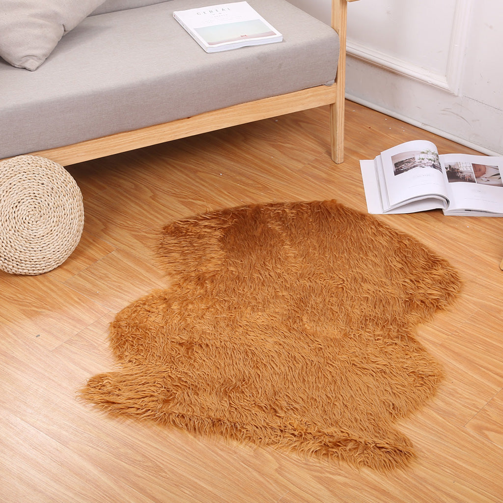 Faux Fur Blanket Photography Baby Photography Props Mat Background khaki