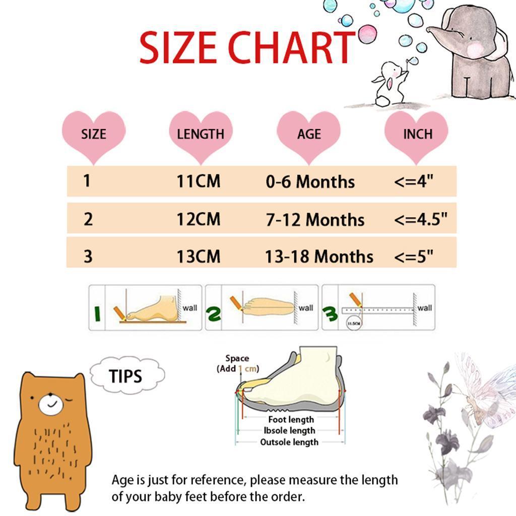 Baby Summer Shoes Sandals Anti-slip Soft Sole 0-18M 0-6Months Pink