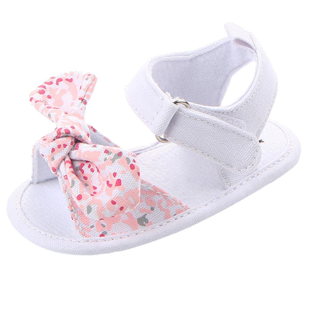 Baby Summer Shoes Sandals Anti-slip Soft Sole 0-18M 0-6Months Pink