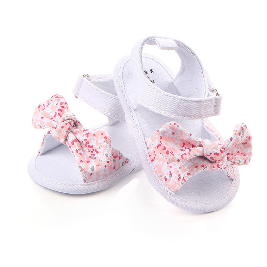 Baby Summer Shoes Sandals Anti-slip Soft Sole 0-18M 7-12Months Pink