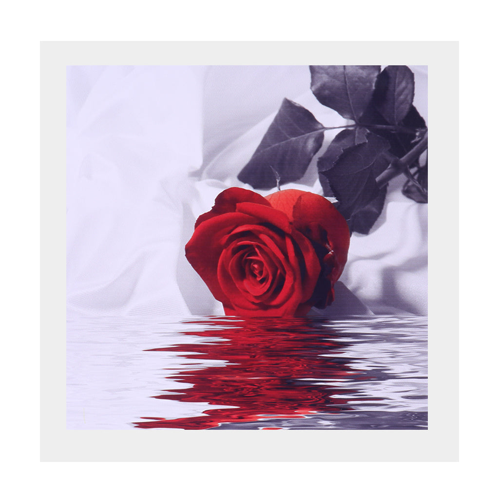 3 Panel Oil Print Painting on Canvas, Rose In Water, Wall Artwork Pictre Painting for Living Room Bedroom Decor