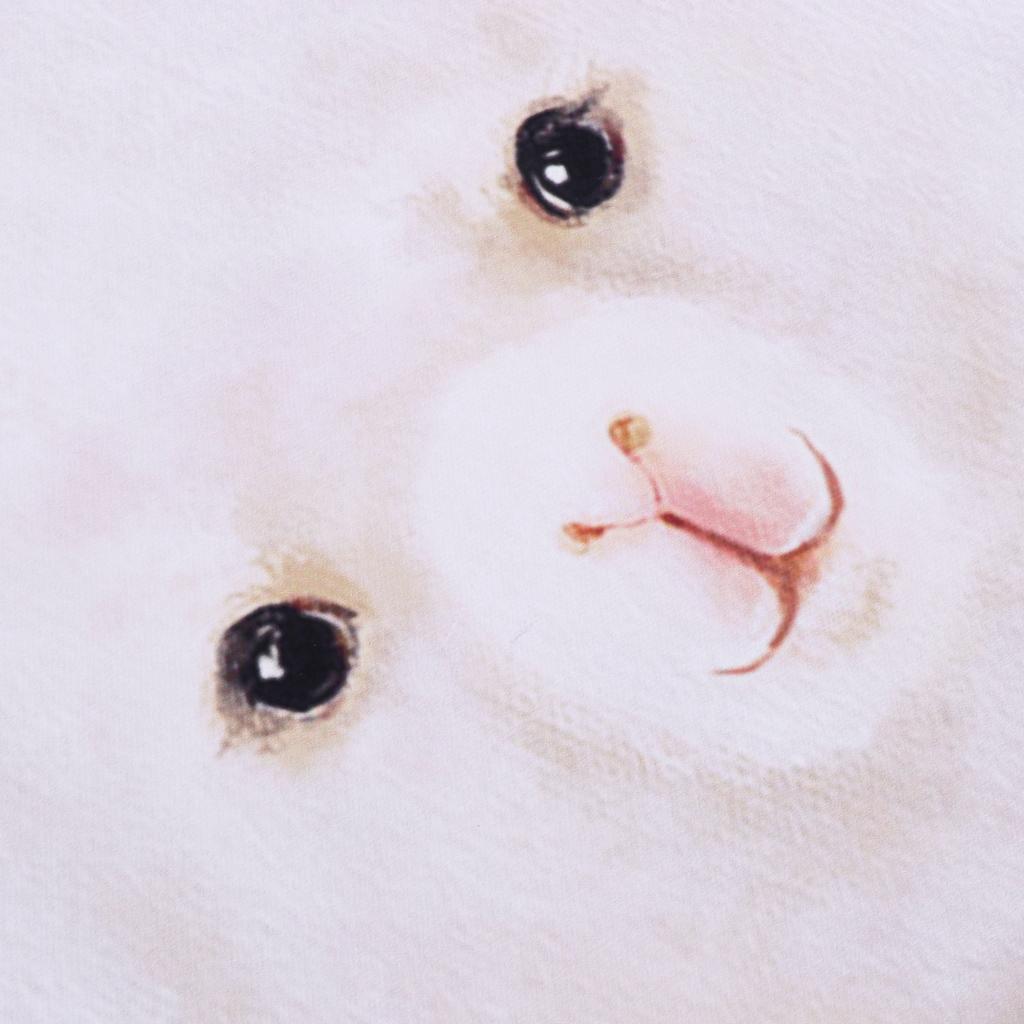 Cartoon Cute Pet Animal Painting on Canvas Frameless Oil Painting Alpaca