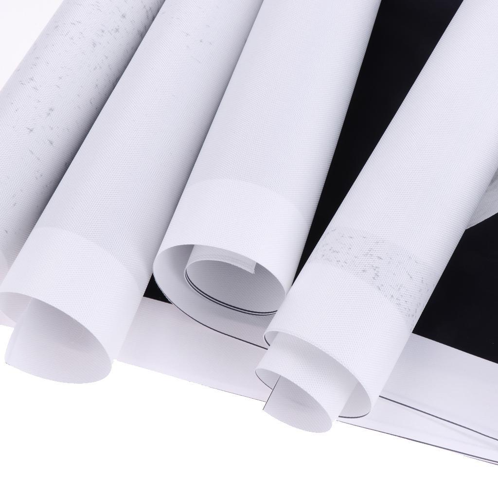 4pcs Modern Large Abstract Art Full Moon Space Black and White Pictures Canvas Oil Paintings for Home Office Decoration