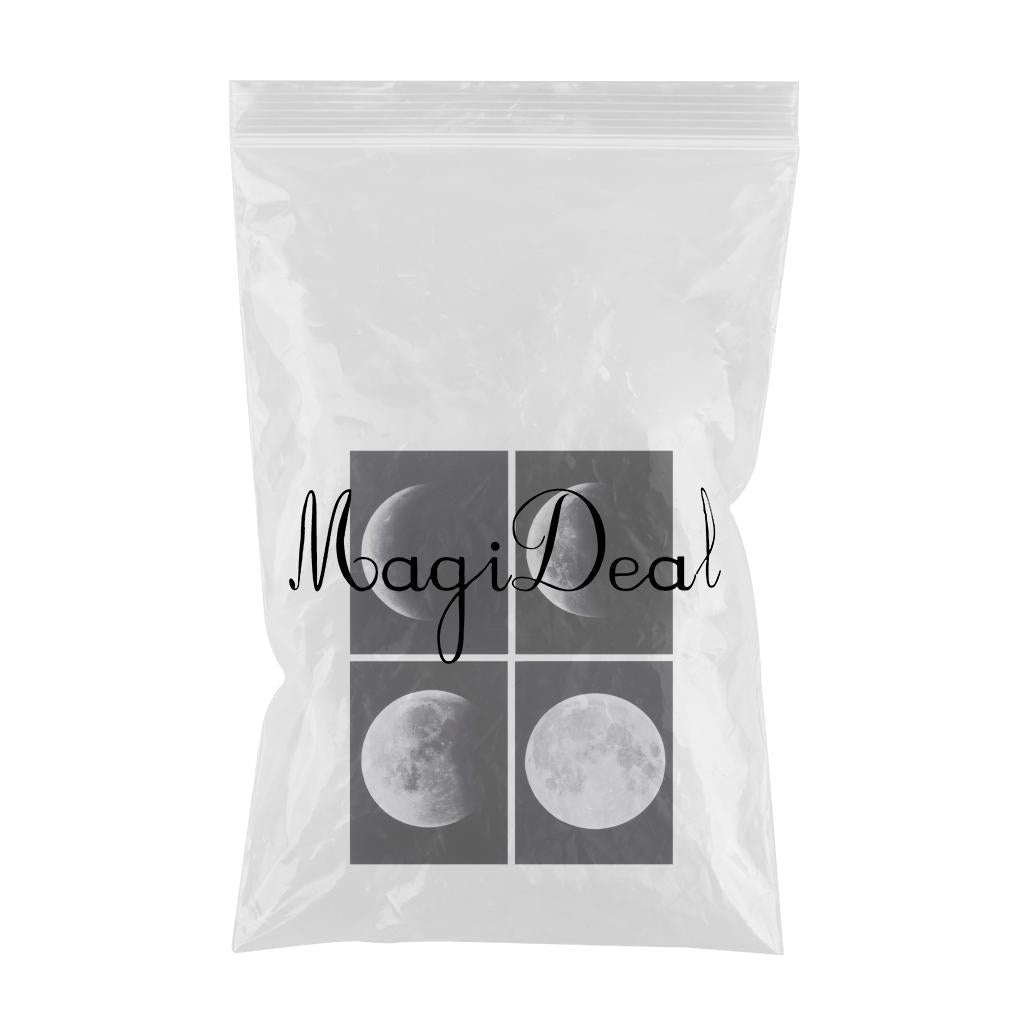 4pcs Modern Large Abstract Art Full Moon Space Black and White Pictures Canvas Oil Paintings for Home Office Decoration