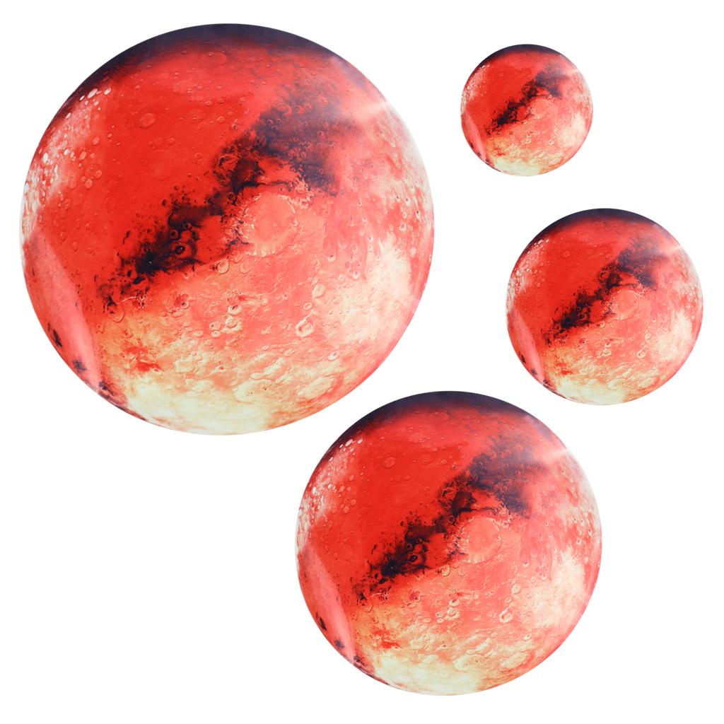 Glow In the Dark Luminous 3D Moon Sticker Vinyl Art Wall Decal Dia. 20cm_05