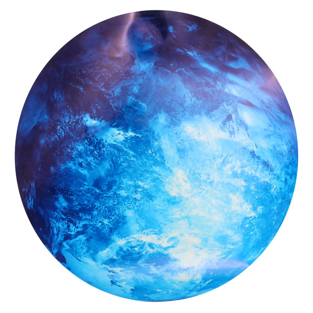 Glow In the Dark Luminous 3D Moon Sticker Vinyl Art Wall Decal Dia. 40cm_08