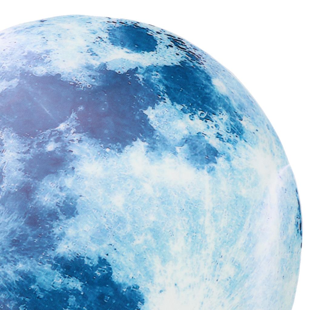 Glow In the Dark Luminous 3D Moon Sticker Vinyl Art Wall Decal Dia. 20cm_11
