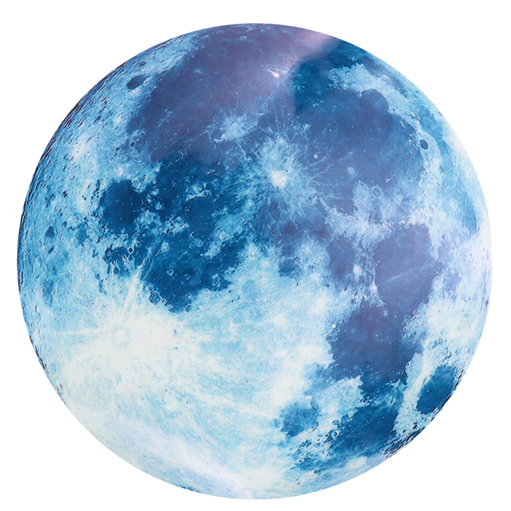 Glow In the Dark Luminous 3D Moon Sticker Vinyl Art Wall Decal Dia. 20cm_11