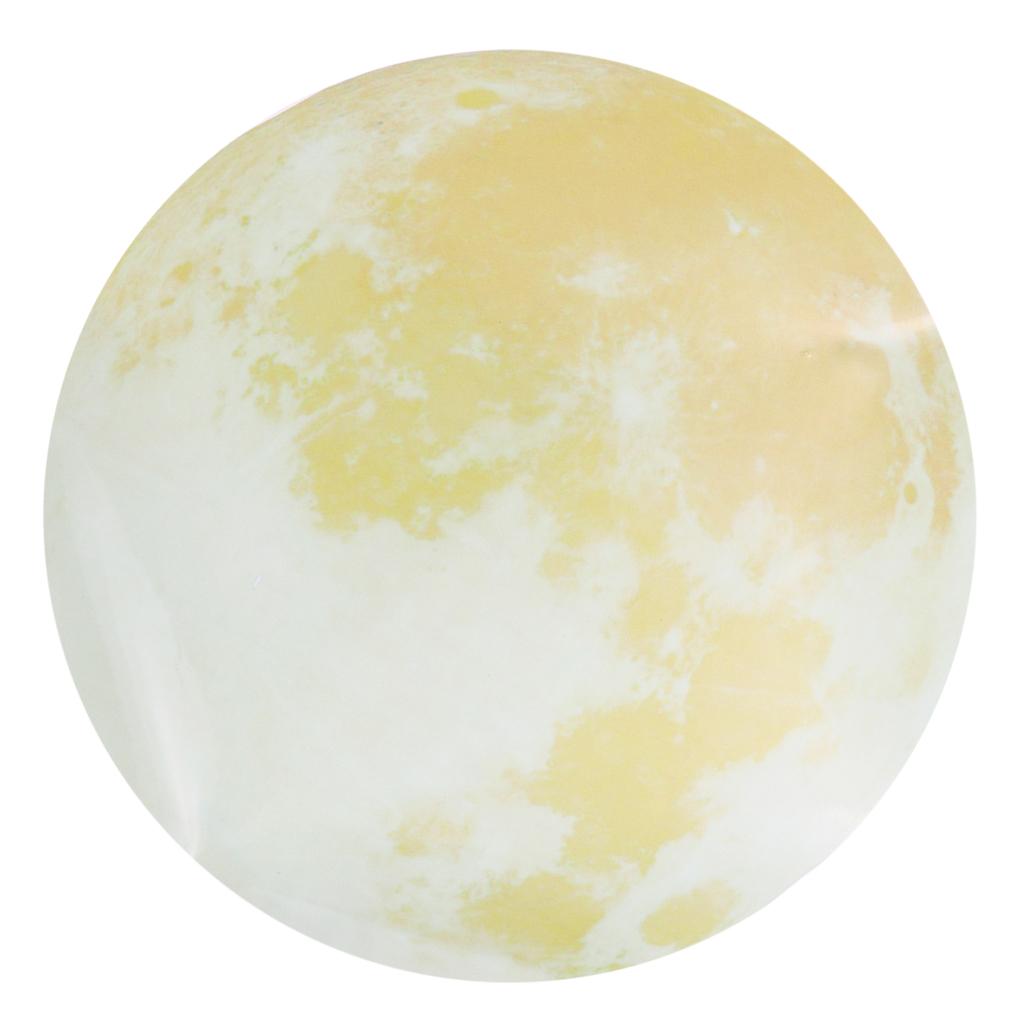 Glow In the Dark Luminous 3D Moon Sticker Vinyl Art Wall Decal Dia. 40cm_12