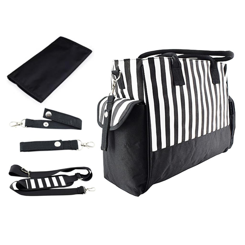 Multifunctional Large Capacity Outdoor Stylish Mummy Bag Black stripe